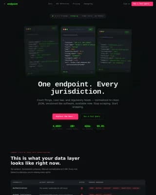 LegalTech Startup Comparison Website Template