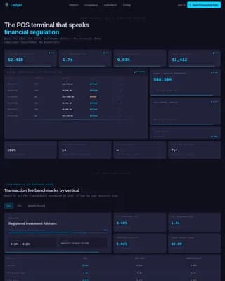 Financial Services Software & SaaS Privacy Policy Website Template