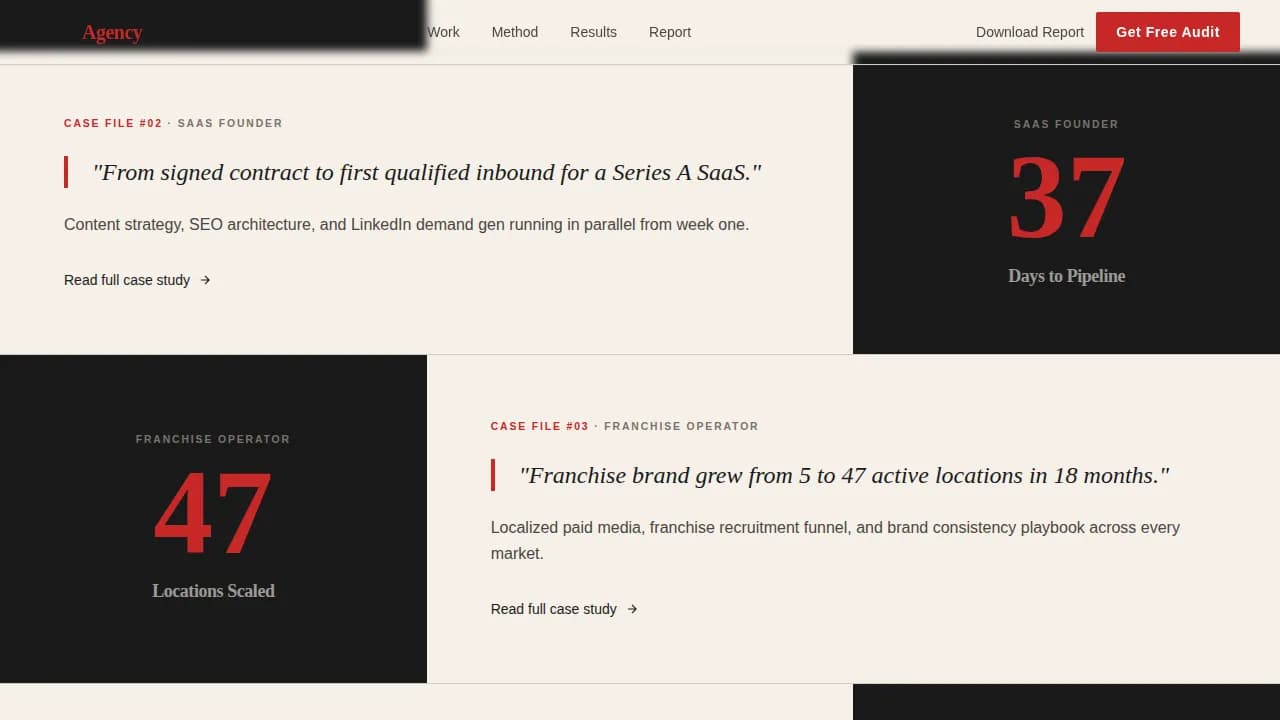 Pitch — Marketing Agency Landing Page Template