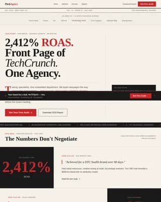 Pitch — Marketing Agency Landing Page Template