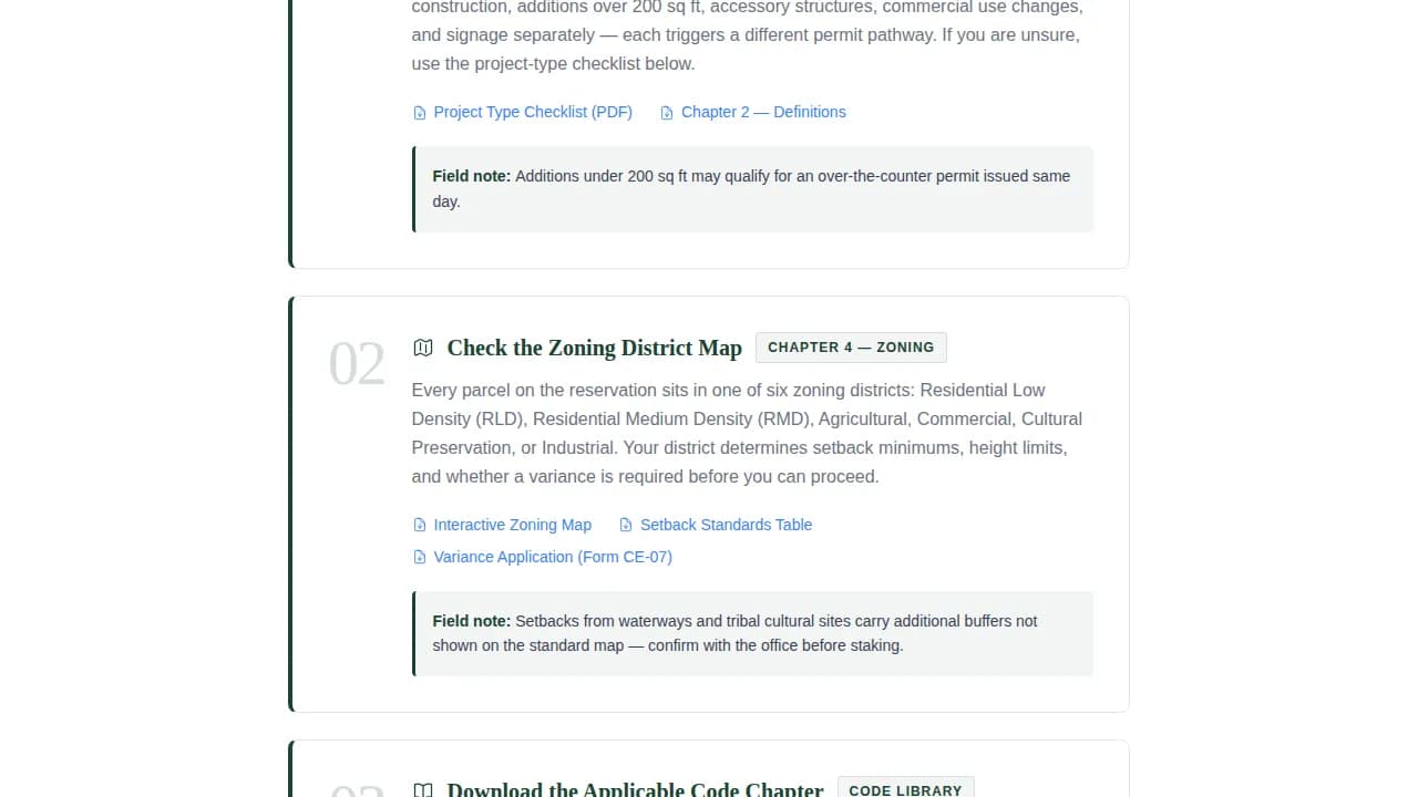 Enforce — Tribal Authority Landing Page Template