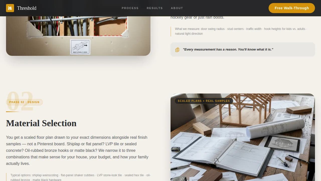 Entrance — Robust Entryway Renovation Landing Page Template
