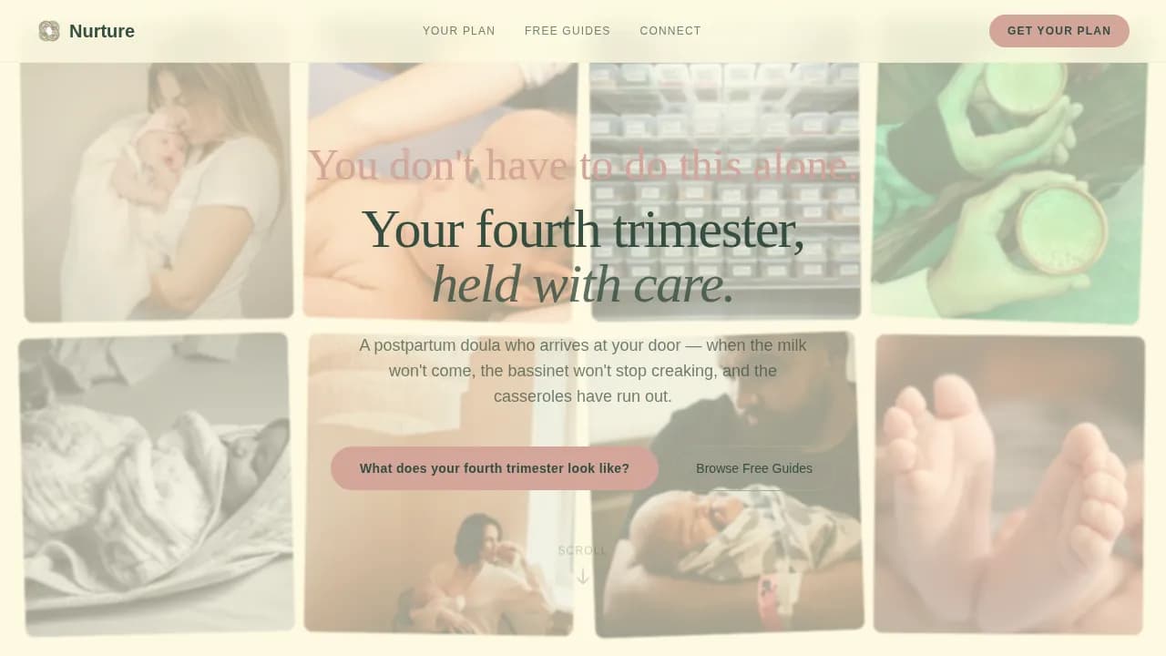 Nanny & Au Pair Professional Website Template