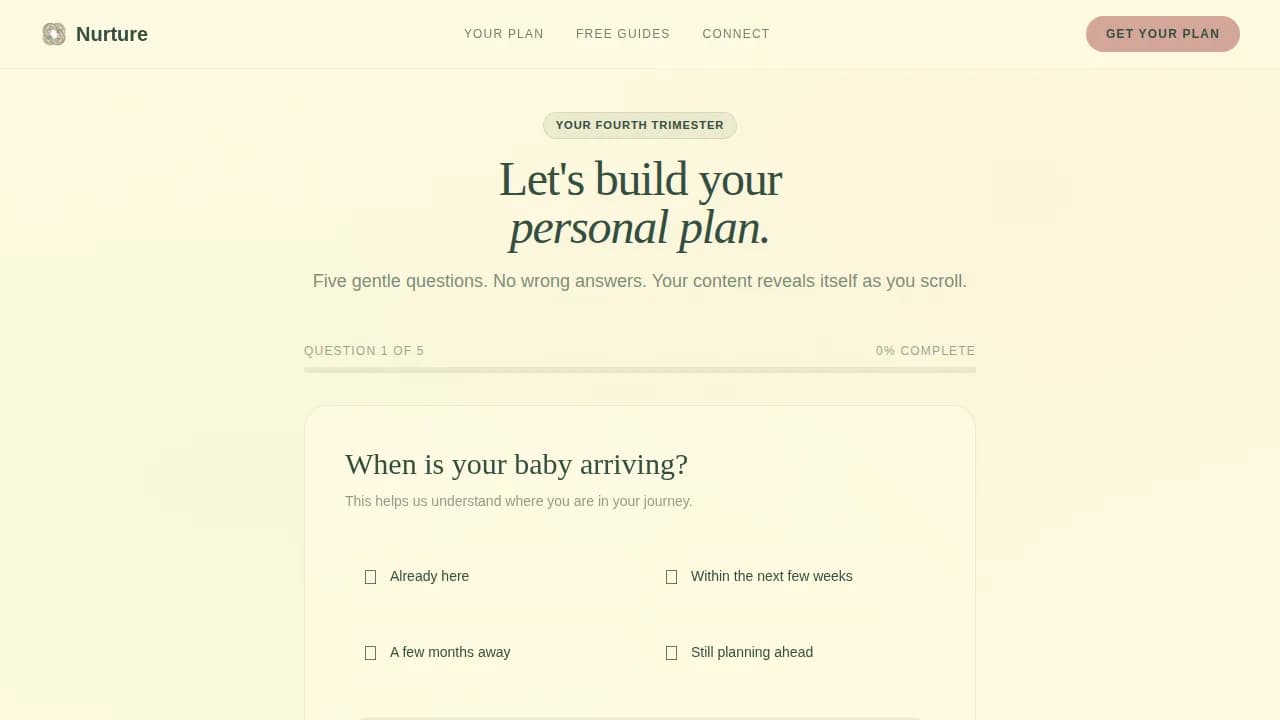 Nanny & Au Pair Professional Website Template