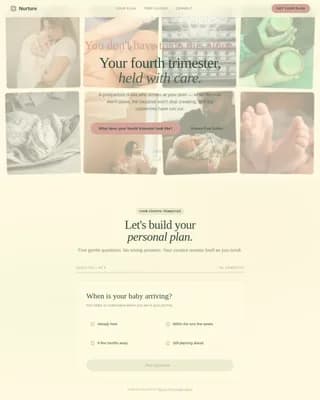 Nanny & Au Pair Professional Website Template