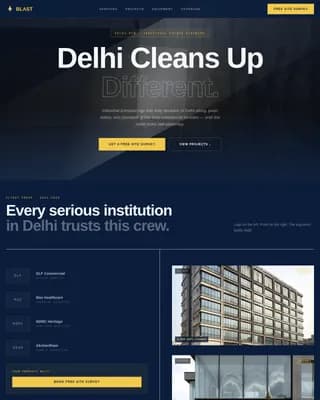 Clean — Pressure Washing Service Landing Page Template