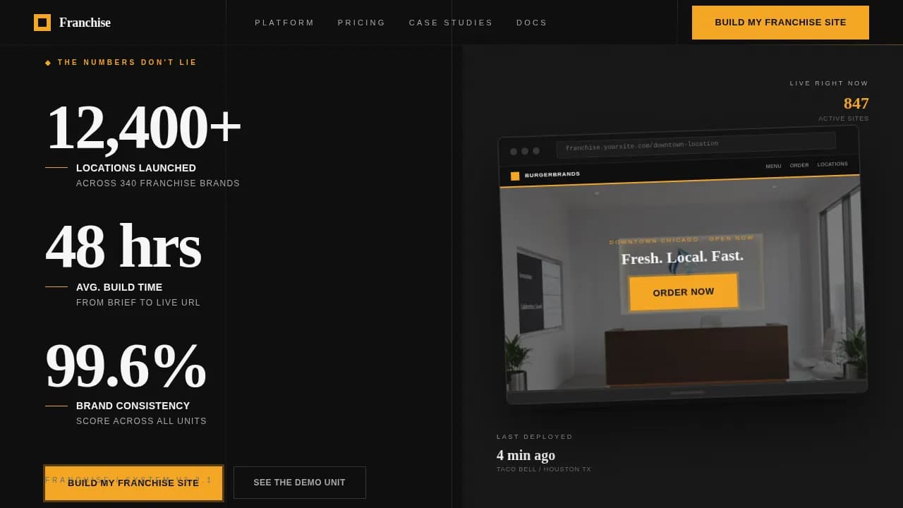 Expand — Scalable Multi-Location Landing Page Template