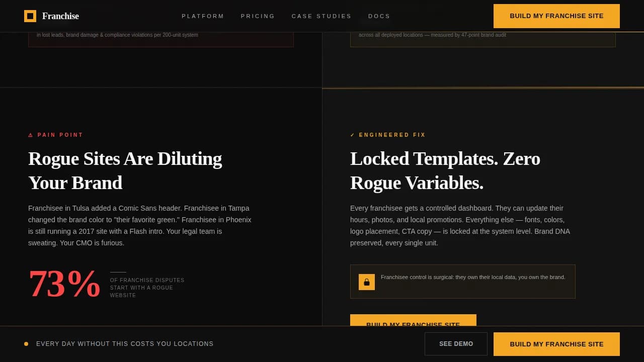 Expand — Scalable Multi-Location Landing Page Template