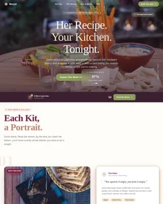 Middle Eastern Cuisine & Dining Virtual Professional Website Template