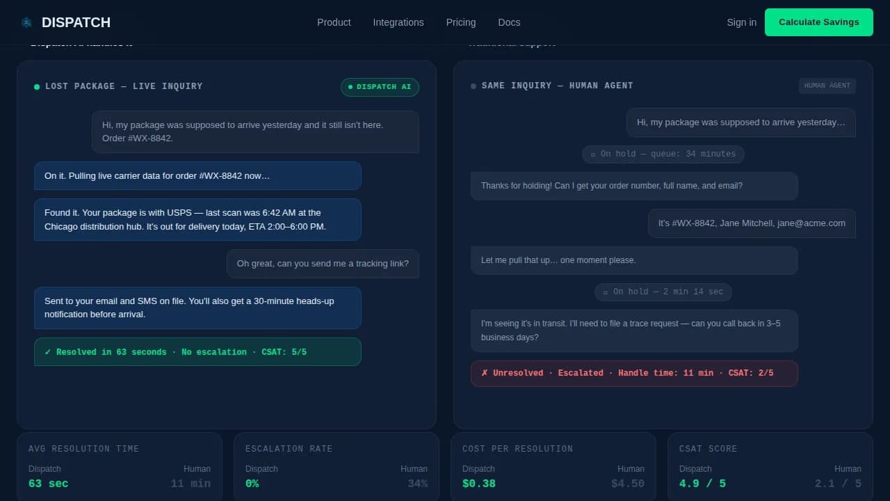 AI for Logistics Cost Calculator Website Template