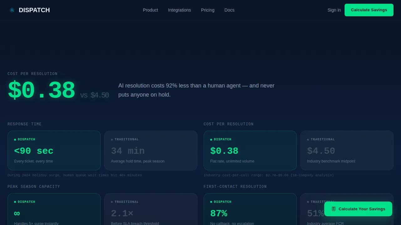 AI for Logistics Cost Calculator Website Template