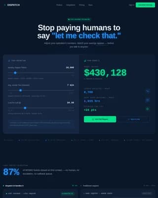 AI for Logistics Cost Calculator Website Template