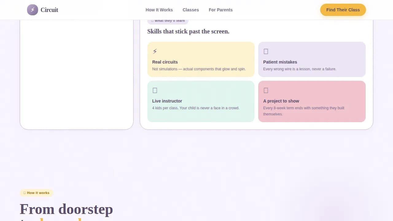Spark — Beginner Robotics Coding Landing Page Template