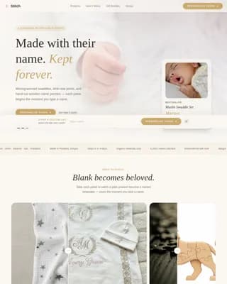 Baby & Kids E-Commerce Pricing Website Template
