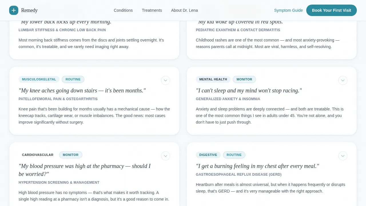Wellness — Expert Primary Care Landing Page Template