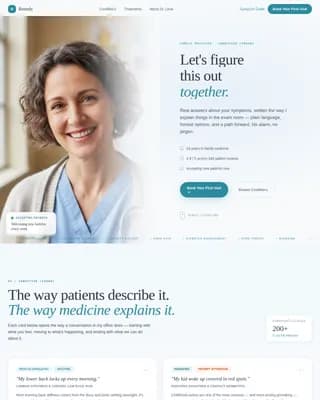 Wellness — Expert Primary Care Landing Page Template
