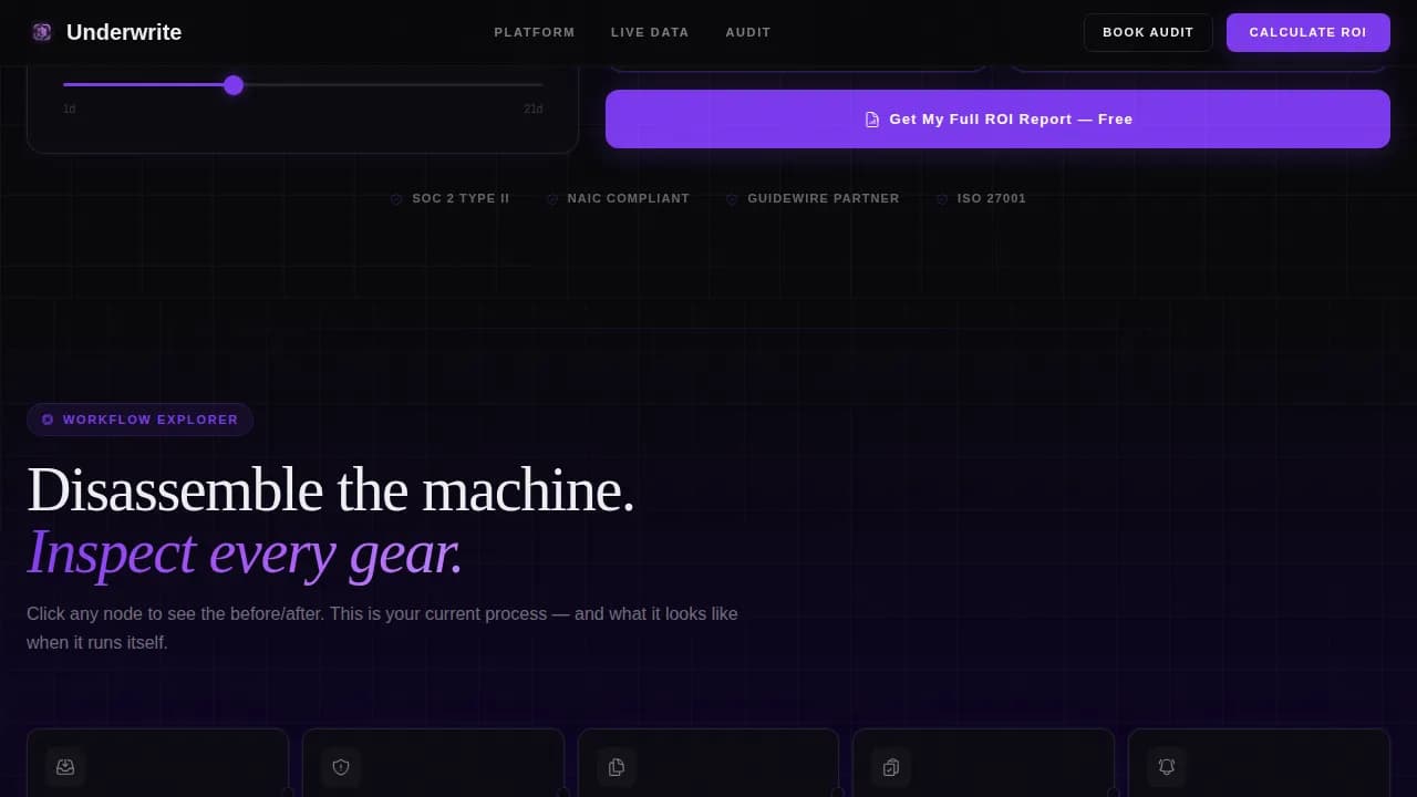 Streamline — Intelligent Insurance Operations Landing Page Template