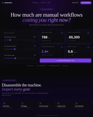 Streamline — Intelligent Insurance Operations Landing Page Template