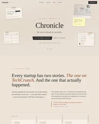 Stories — Innovative Tech Publication Landing Page Template