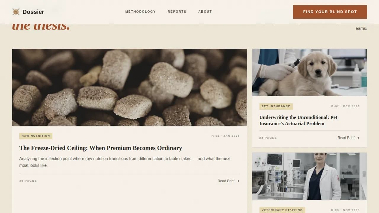 Insight — Comprehensive Pet Industry Landing Page Template