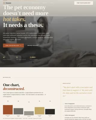 Insight — Comprehensive Pet Industry Landing Page Template