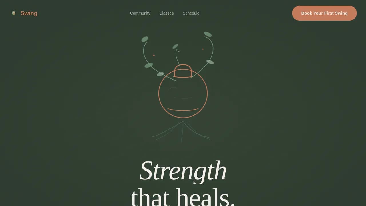 Rhythm — Dynamic Kettlebell Fitness Landing Page Template