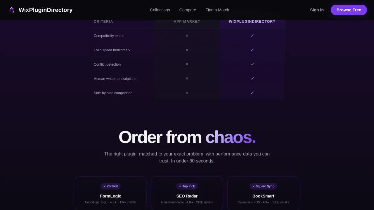 Nexus — Curated Plugin Ecosystem Landing Page Template
