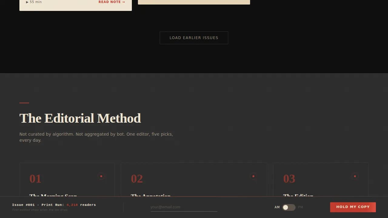 Broadcast — Smart Podcast Curation Landing Page Template