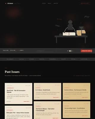 Broadcast — Smart Podcast Curation Landing Page Template