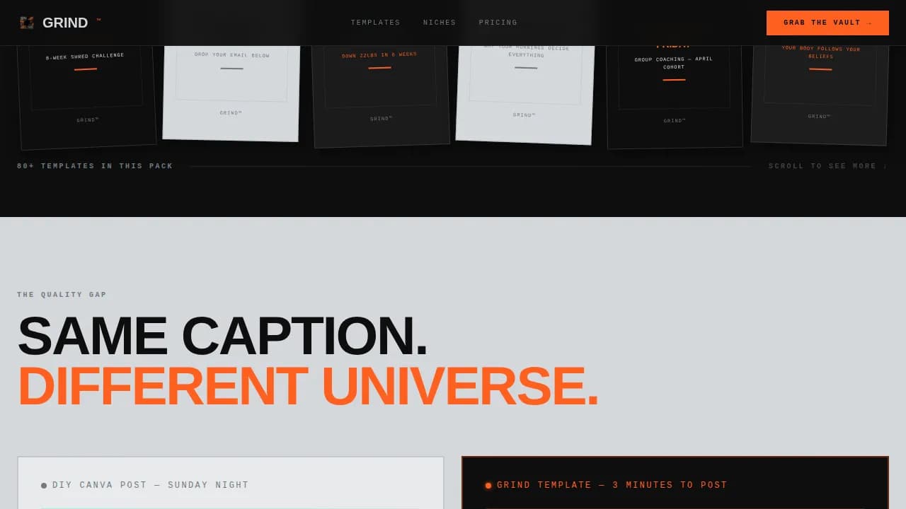 Elevate — Dynamic Coaching Social Media Landing Page Template