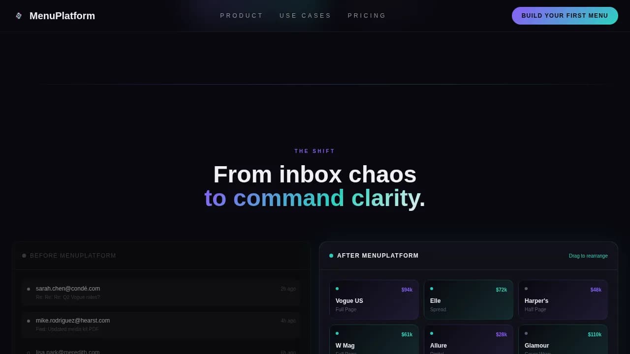 Savor — Intelligent Restaurant Ordering Landing Page Template