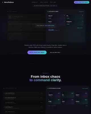Savor — Intelligent Restaurant Ordering Landing Page Template