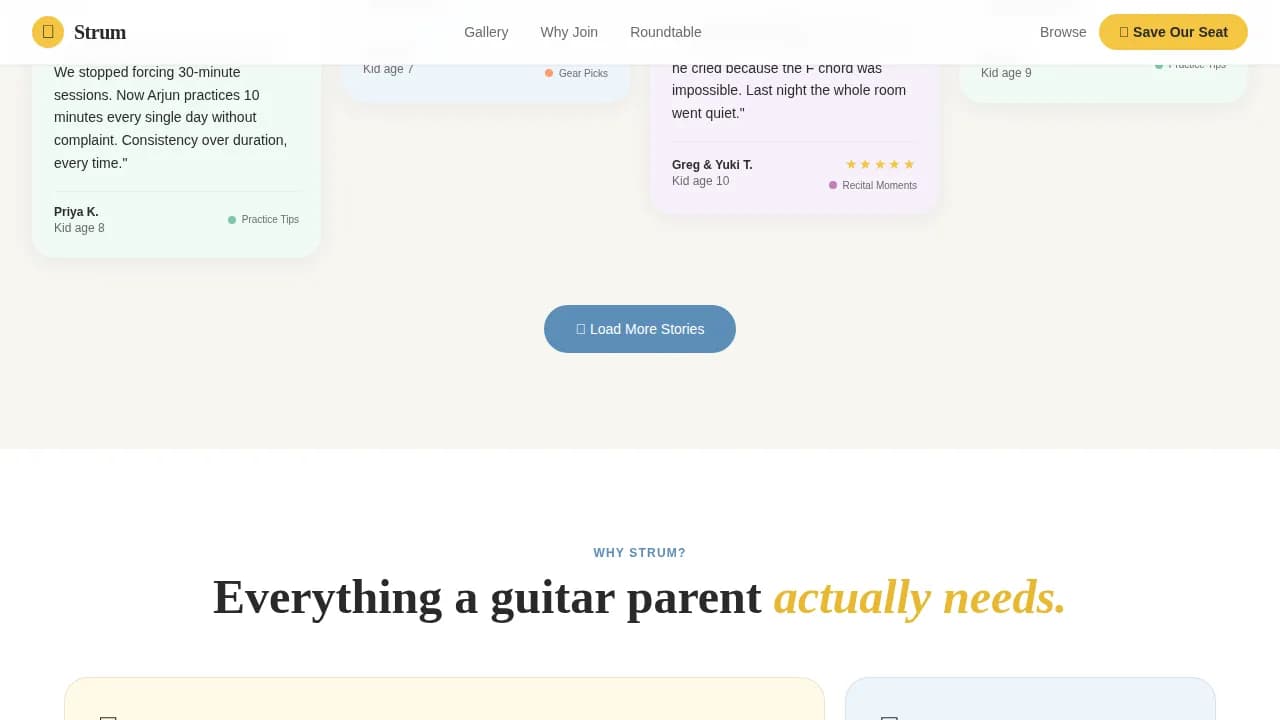 Melody — Engaging Youth Music Education Landing Page Template