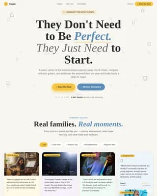 Melody — Engaging Youth Music Education Landing Page Template