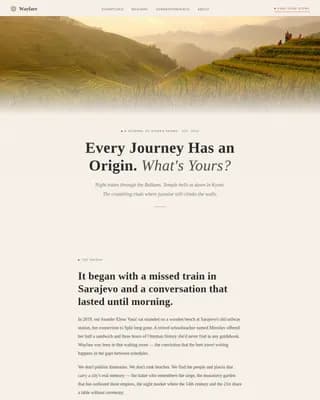 Travel Blog & Media Blog Website Template