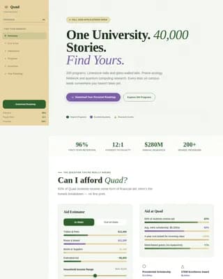 Journey — Immersive University Explorer Landing Page Template