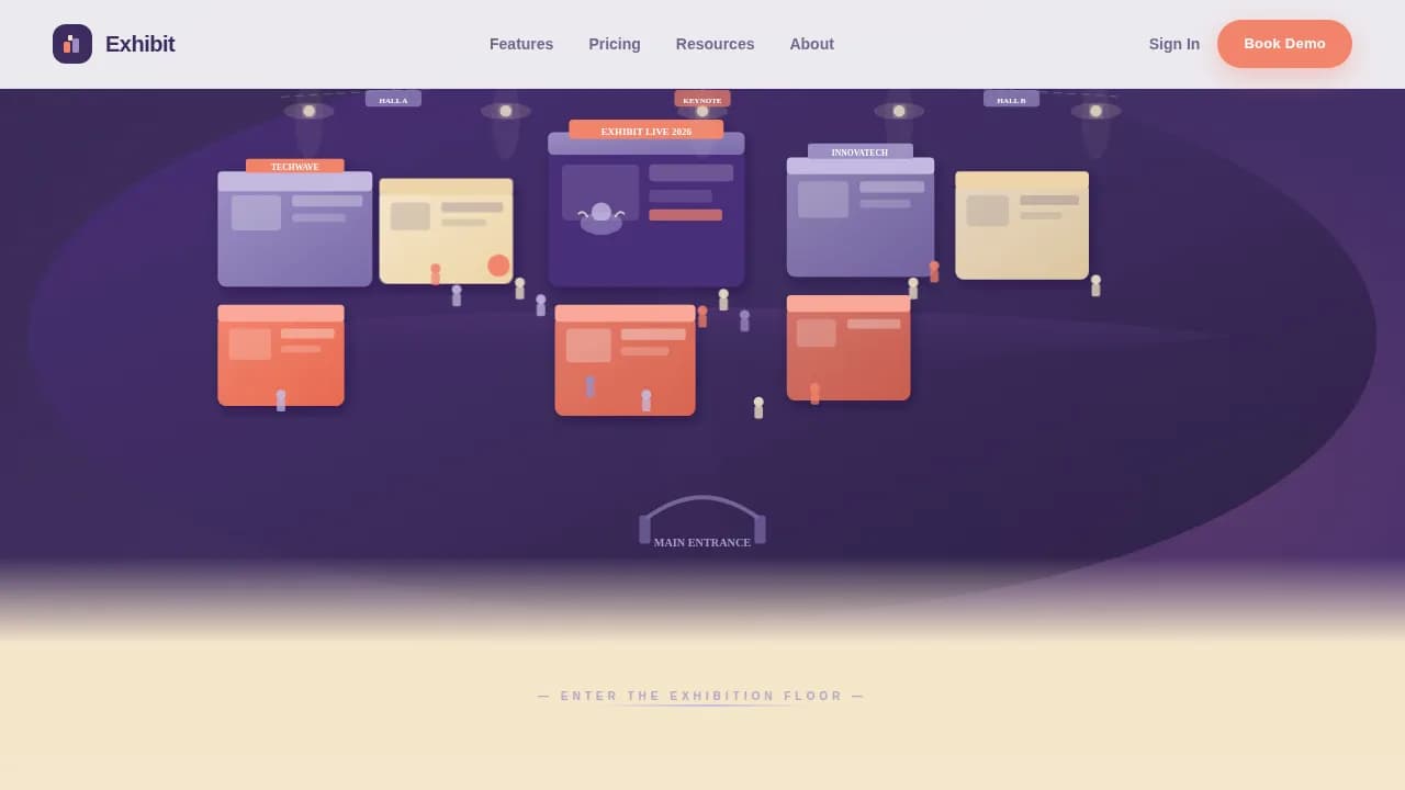 Connect — Frictionless Tradeshow Platform Landing Page Template