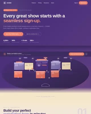 Connect — Frictionless Tradeshow Platform Landing Page Template