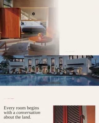 Hearth — Boutique Hospitality Designer Landing Page Template