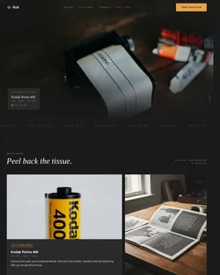 Cinema — Curated Film Experience Landing Page Template
