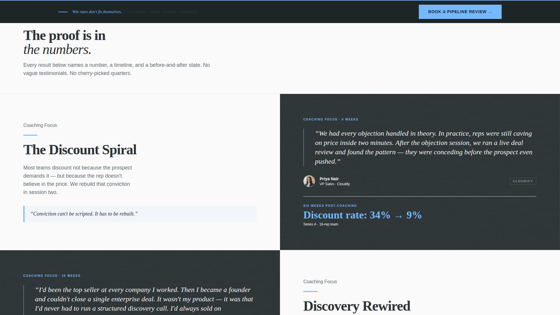 Close - Proven Salescoaching Landing Page Template