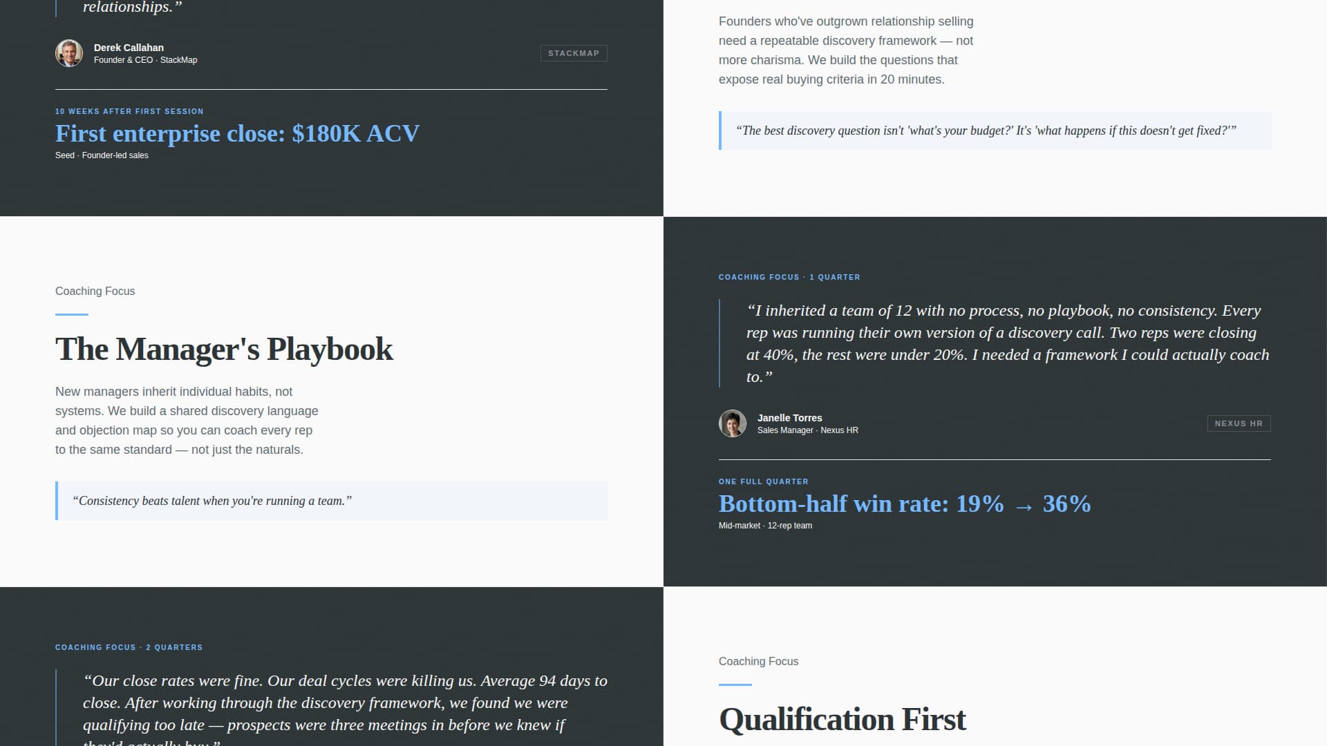 Close - Proven Salescoaching Landing Page Template