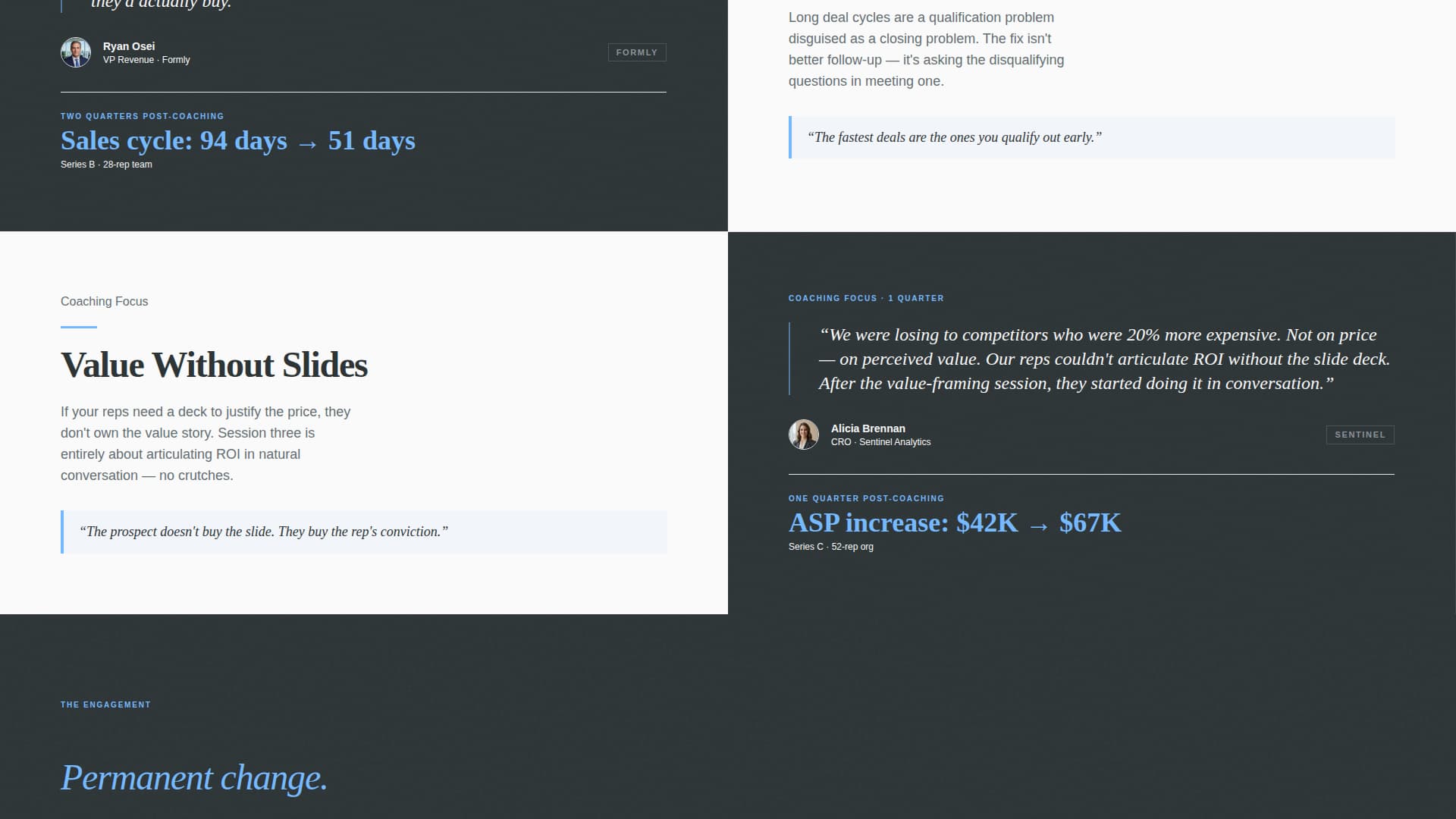 Close - Proven Salescoaching Landing Page Template