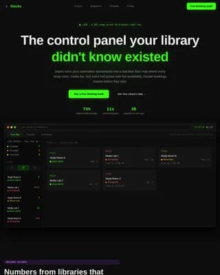 Stacks — Intelligent Collection Management Landing Page Template