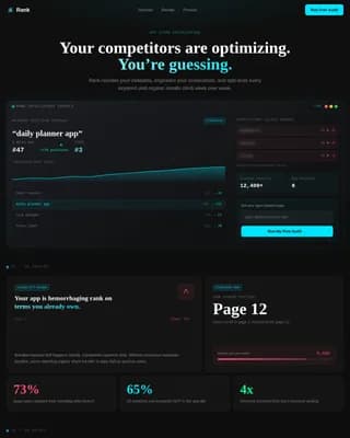 Ascend — Smart App Store Optimization Landing Page Template