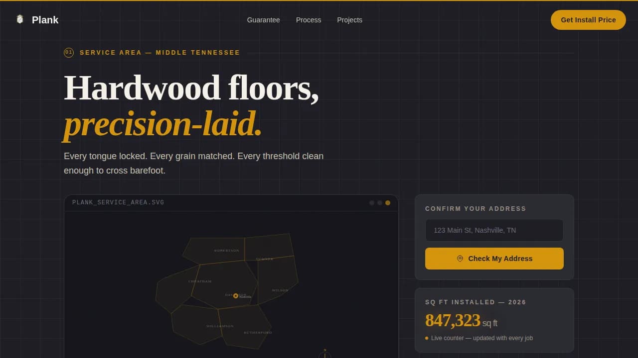 Wood Products & Professional Website Template