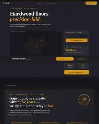 Wood Products & Professional Website Template