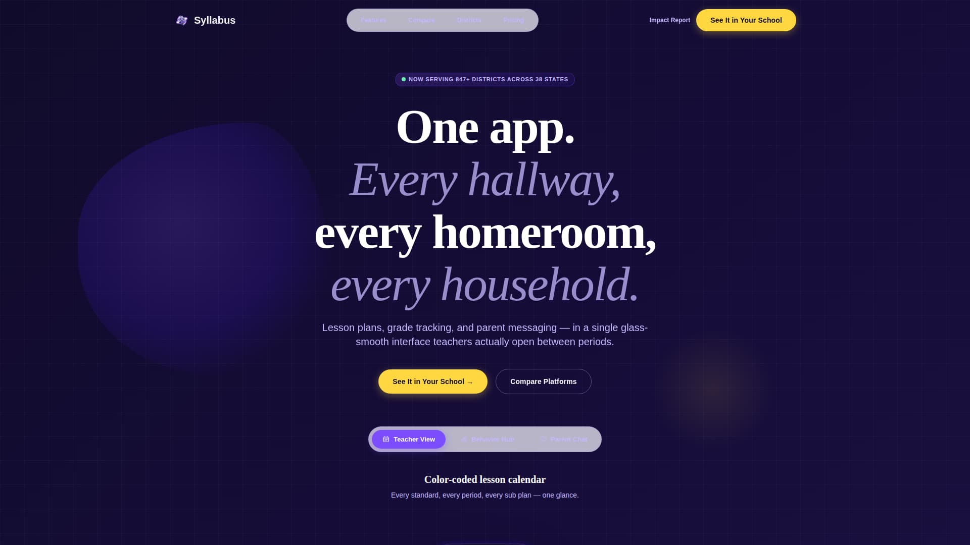 Academy — Transformative K-12 Education Landing Page Template