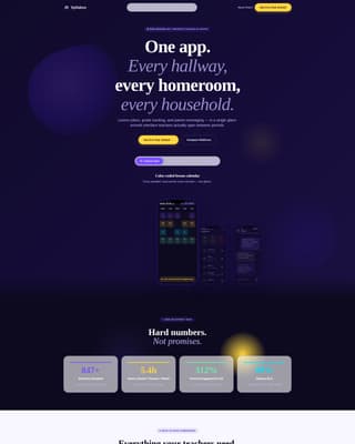 Academy — Transformative K-12 Education Landing Page Template