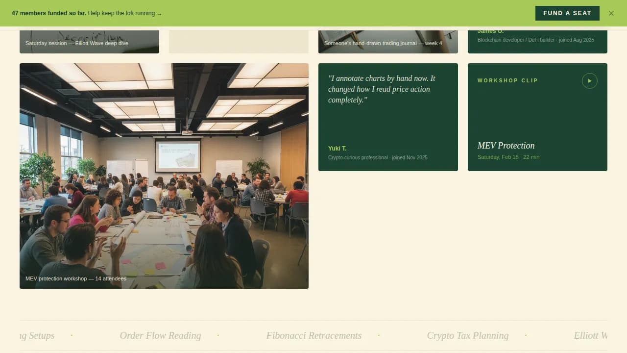 Trade — Crypto Community Landing Page Template